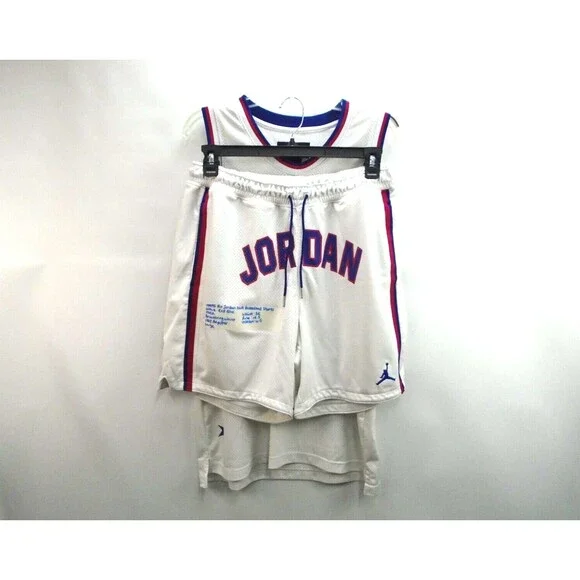Nike Air Jordan #23 Jumpman Stars Basketball Mens Jersey (MED) & Shorts( Large) - Picture 2 of 15